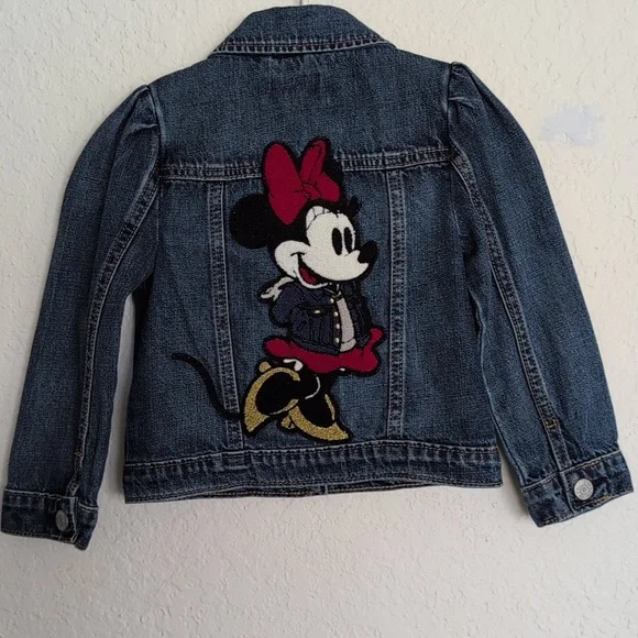 Gap Disney Kids Jean Jacket - Dark Blue - Picture 4 of 8
